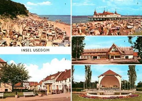 ueckeritz Usedom Usedom Ahlbeck Seebruecke Damerow Heringsdorf Kat. ueckeritz Usedom