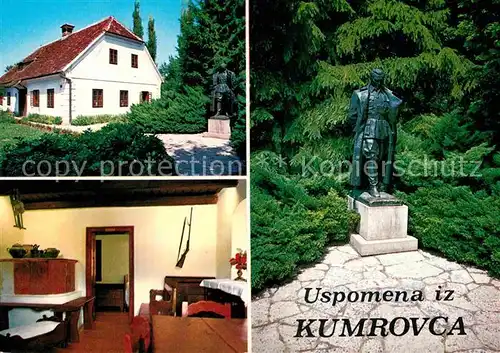Kumrovec Denkmal Wohnhaus Kat. Hravatska