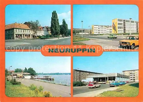 Neuruppin Karl Marx Strasse Ruppiner See Kaufhalle Kat. Neuruppin