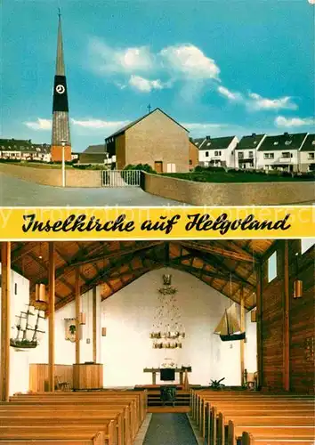 Helgoland Inselkirche Kat. Helgoland