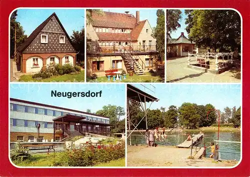 Neugersdorf Sachsen Spreequelle Volksbad Jugendherberge Albert Funk Kat. Neugersdorf Sachsen