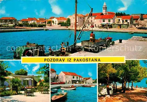 Pakostane Hafen Strand Kat. Kroatien