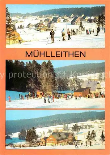 Muehlleithen Klingenthal Skigebiet Kat. Klingenthal Sachsen