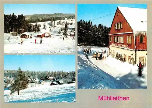 Muehlleithen Klingenthal Hotel Buschhaus Skigebiet Kat. Klingenthal Sachsen