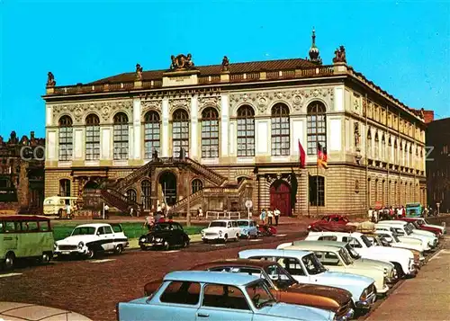 Dresden Verkehrsmuseum am Neumarkt Kat. Dresden Elbe