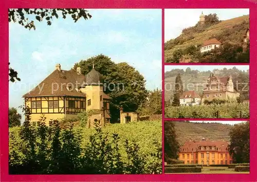 Radebeul Schl0ss Hofloessnitz Jakobstein Bennoschloesschen Schloss Wackerbarths Ruhe Kat. Radebeul