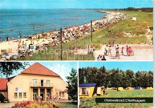 Dierhagen Ostseebad Stradn FDGB Heim Ernst Moritz Arndt Camping Kat. Dierhagen Ostseebad