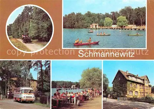 Schmannewitz Kremserfahrt Waldbad Heideexpress Kat. Dahlen Sachsen