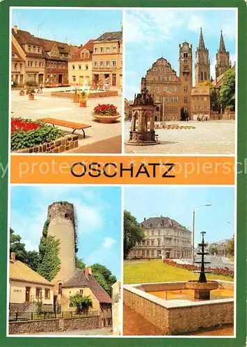 Oschatz Museum Ernst Thaelmann Platz Leipziger Platz Kat. Oschatz