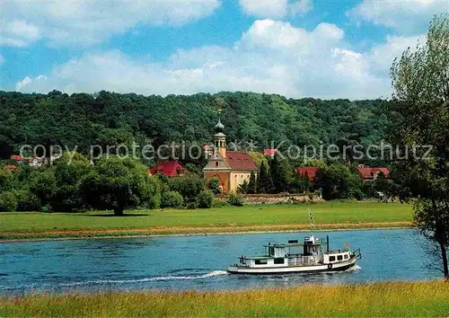 Hosterwitz Kirche Maria am Wasser Kat. Dresden