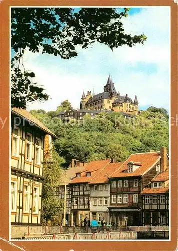 Wernigerode Harz mit Feudalmuseum Schloss Kat. Wernigerode