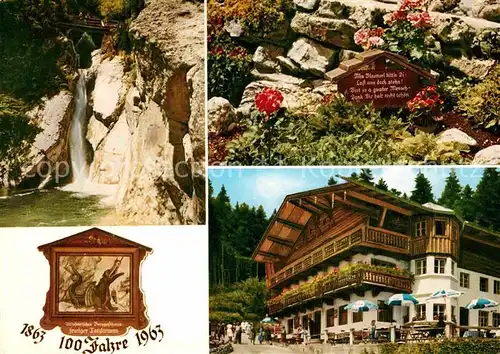 Bayrischzell Alpengasthof zum feurigen Tatzlwurm Kat. Bayrischzell