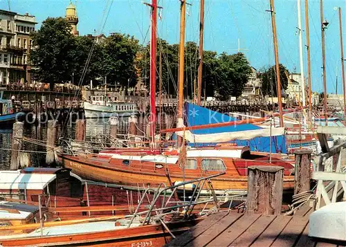 Warnemuende Ostseebad Am Alten Strom Kat. Rostock