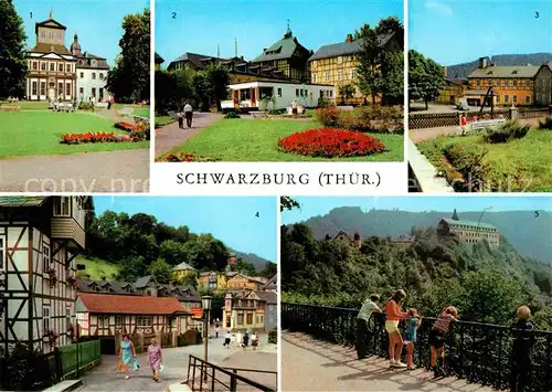 Schwarzburg Thueringer Wald Kaisersaalgebaeude Max Reimann Platz Schloss Kat. Schwarzburg