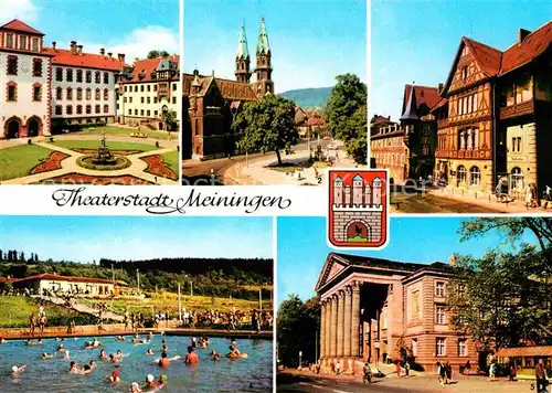 Meiningen Thueringen Schloss Theater Henneberger Haus Kat. Meiningen