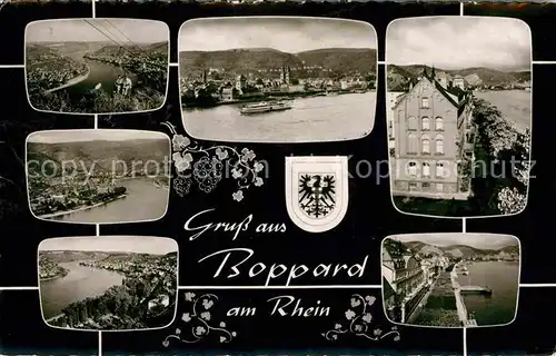 Boppard Rhein Rheinpartien Kat. Boppard