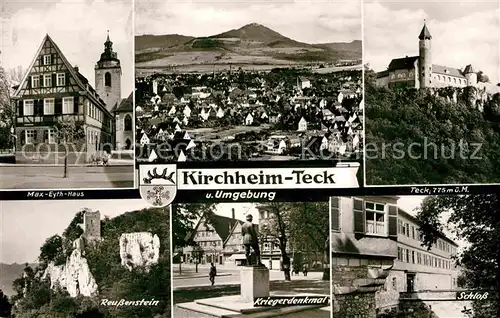 Kirchheim Teck Max Eyth Haus Teck Schloss Reussenstein  Kat. Kirchheim unter Teck