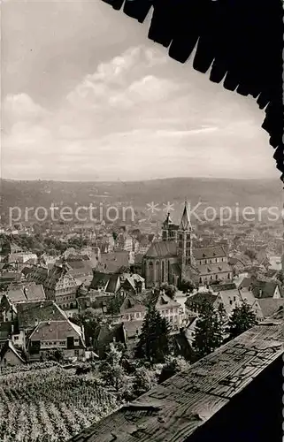 Esslingen Neckar Blick von Burgstaffel Kat. Esslingen am Neckar