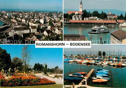 Romanshorn Bodensee Seepark Hafen Fliegeraufnahme