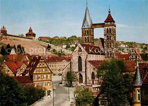 Esslingen Neckar Kirchenpartie Kat. Esslingen am Neckar