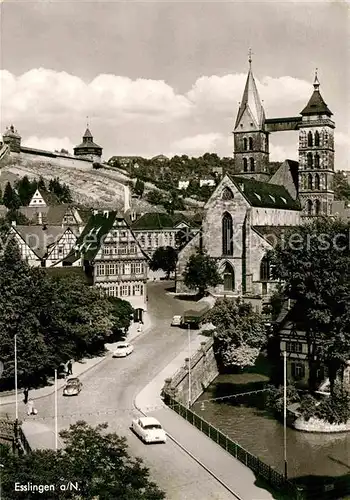 Esslingen Neckar Kirchenpartie Kat. Esslingen am Neckar