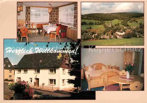 Rechenberg Bienenmuehle Osterzgebirge Gaestehaus Joerg Richter Gaststube Zimmer Panorama Kat. Rechenberg Bienenmuehle