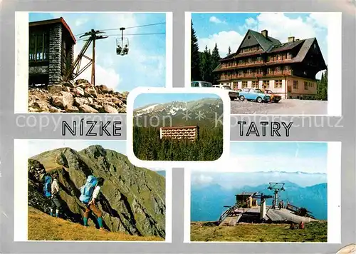 Nizke Tatry Bergbahnstation Kat. Slowakische Republik