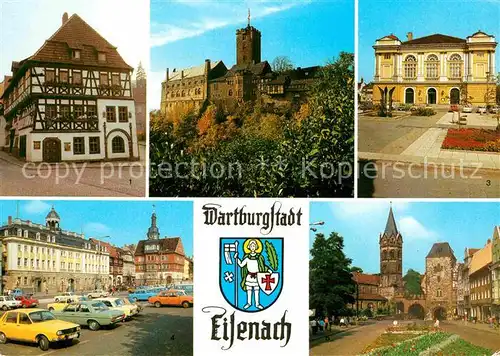 Eisenach Thueringen Wartburgstadt Lutherhaus Landestheater  Kat. Eisenach