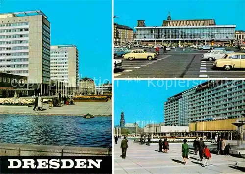 Dresden Interhotel Prager Strasse Kulturpalast  Kat. Dresden Elbe