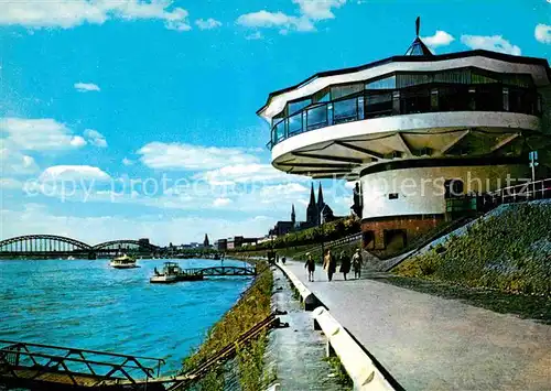 Koeln Rhein Bastei am Rhein Kat. Koeln