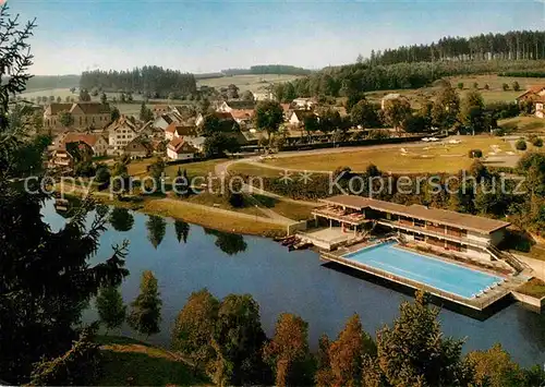 Friedenweiler Klostersee mit Freibad Kat. Friedenweiler