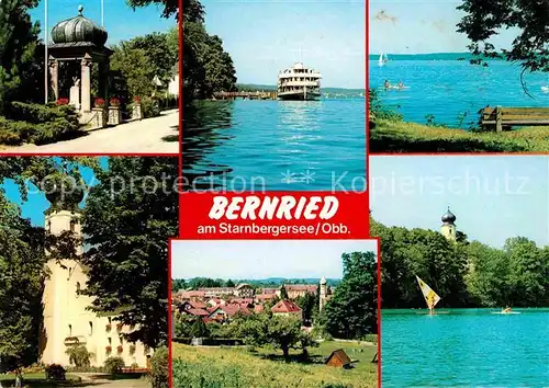 Bernried Starnberger See Seepartien Kat. Bernried