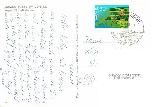 Kesswil Bodensee Fachwerkhaeuser Kat. Kesswil