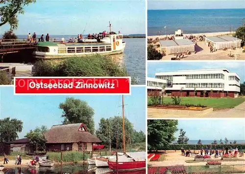 Zinnowitz Ostseebad Achterwasser Strand Ferienheime