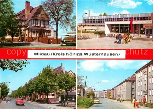 Wildau Koenigs Wusterhausen Klubhaus Karl Marx Schwimmhalle Jahnstrasse Kat. Wildau Koenigs Wusterhausen