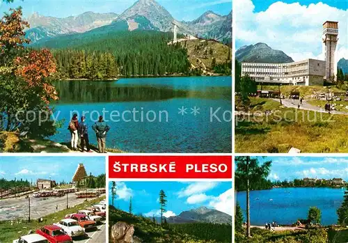 Strbske Pleso Hohe Tatra Bergsee Kat. Tschirmer See Vysoke Tatry