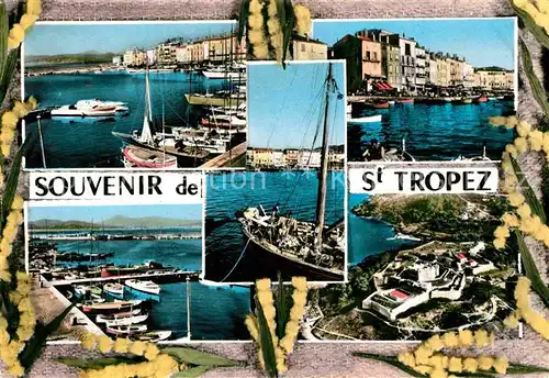 Saint Tropez Var Hafen Fliegeraufnahme  Kat. Saint Tropez