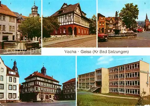 Vacha Geisa Markt Rathaus  Kat. Vacha