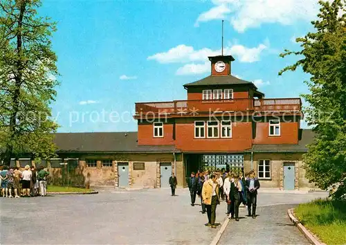 Buchenwald Weimar Mahn  und Gedenkstaette Eingang zum ehemaligen Lager Kat. Weimar