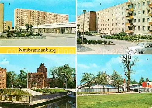 Neubrandenburg Keplerstrasse Treptower Tor Stadthalle  Kat. Neubrandenburg