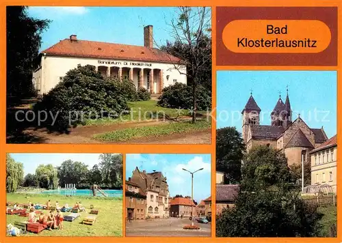 Bad Klosterlausnitz Sanatorium Dr. Friedrich Wolf Markt Klosterkirche Kat. Bad Klosterlausnitz