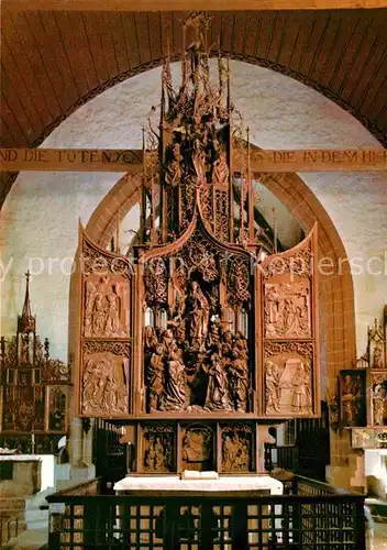 Creglingen Marienaltar von Tilman Riemenschneider Kat. Creglingen