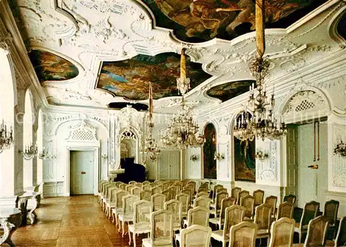 Arolsen Bad Residenzschloss Steinerner Saal Kat. Bad Arolsen