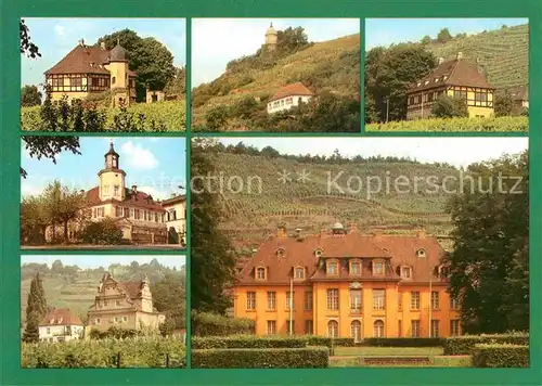 Radebeul Hofloessnitz Jakobstein Turmhaus Bennoschloesschen Schloss Wackerbarths Ruhe Kat. Radebeul