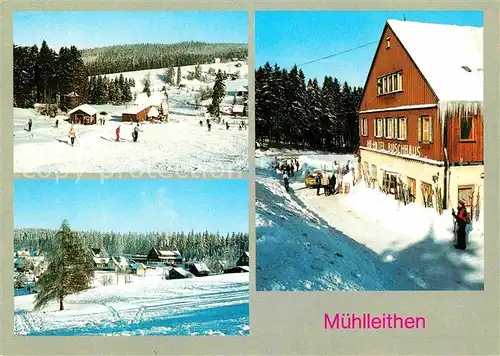 Muehlleithen Klingenthal Betriebsferienheim Hotel Buschhaus Kat. Klingenthal Sachsen