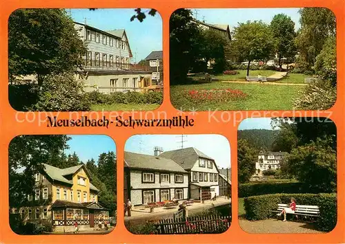 Meuselbach Schwarzmuehle Erholungsheime Gasthaus Schwarzmuehle  Kat. Meuselbach Schwarzmuehle