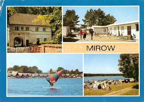 Mirow Torhaus Granzow See Bootshaeuser Kat. Mirow Mecklenburg