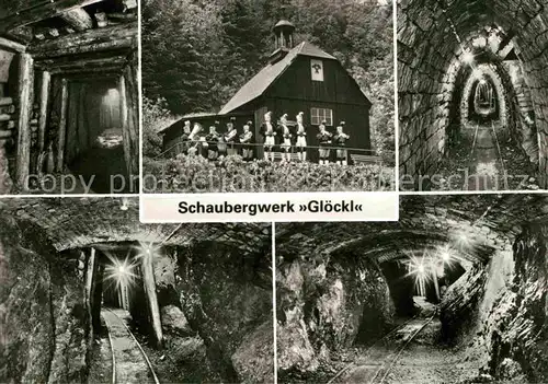 Johanngeorgenstadt Schaubergwerk Gloeckl Stollen Kat. Johanngeorgenstadt