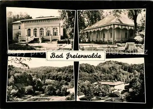 Bad Freienwalde Kurhaus Teehaeuschen Volkspark Gesundbrunnental Kat. Bad Freienwalde