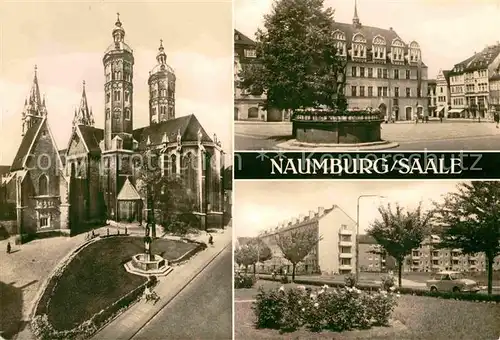 Naumburg Saale Dom Dreikoenigskapelle Wilhelm Pieck Platz Georgi Dimitroff Strasse Kat. Naumburg